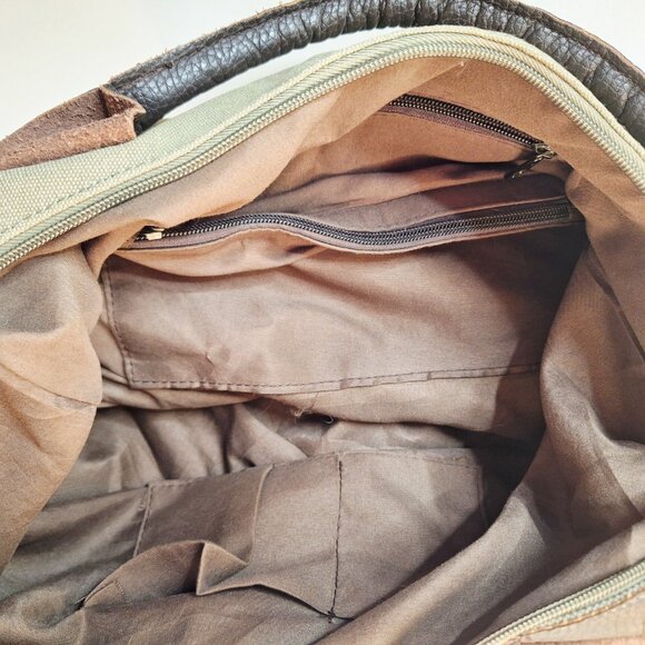 Classic Fashion Genovo Style Canvas Hobo Tote - Picture 7 of 9